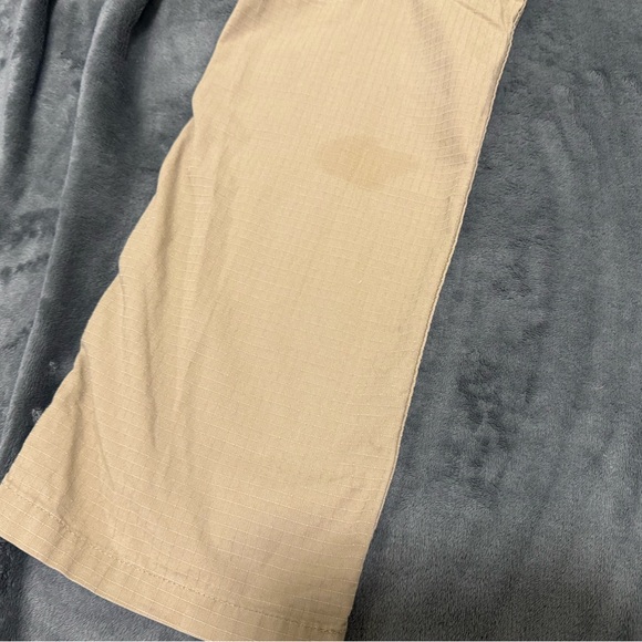 Men's Tan Cargo Relaxed Straight Force Ripstop Pants - Picture 8 of 8